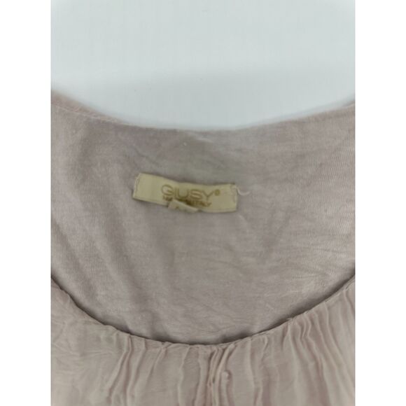 Giusy Silk Top for Women Sz M Sleeveless Gradient Pink Lined AS IS - Picture 5 of 10